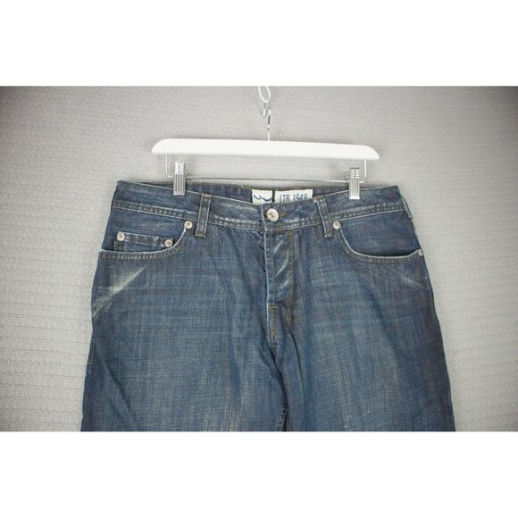 LTB 1948 Embroidered Wide Baggy Denim Jeans 34W - Picture 3 of 8